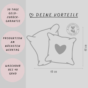 Namenskissen für Kinder| Personalisierbarer Kissenbezug| Geschenk für Kinder - GlamourDesign