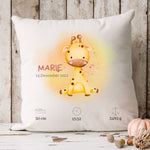 Lade das Bild in den Galerie-Viewer, Personalisierbarer Kissenbezug| Kissen| Giraffe| Namenskissen - GlamourDesign
