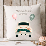 Lade das Bild in den Galerie-Viewer, Kissen Hochzeit| Personalisierbarer Kissenbezug| Kissen mit Füllung| Mr&amp;Mrs| Geschenk Hochzeit - GlamourDesign
