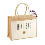 Lade das Bild in den Galerie-Viewer, Jutetasche| Mini Bag| Einkaufstasche| Geschenk - GlamourDesign
