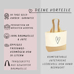 Lade das Bild in den Galerie-Viewer, Juteshopper XL| personalisiert mit Namen| Einkaufstasche| Geschenk für die Hebamme - GlamourDesign
