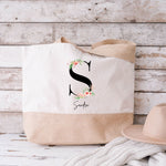 Lade das Bild in den Galerie-Viewer, Juteshopper XL| personalisiert mit Namen| Blumen Edit. - GlamourDesign
