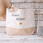 Lade das Bild in den Galerie-Viewer, Juteshopper XL| personalisiert mit Namen| Einkaufstasche| Geschenk für Mama - GlamourDesign

