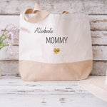 Lade das Bild in den Galerie-Viewer, Juteshopper XL| personalisiert mit Namen| Einkaufstasche| Geschenk für Mama - GlamourDesign
