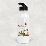 Lade das Bild in den Galerie-Viewer, Trinkflasche personalisierbar mit Namen| Waldtiere - GlamourDesign
