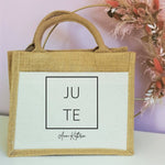 Lade das Bild in den Galerie-Viewer, Jutetasche| personalisiert mit Namen| Einkaufstasche| Geschenk - GlamourDesign
