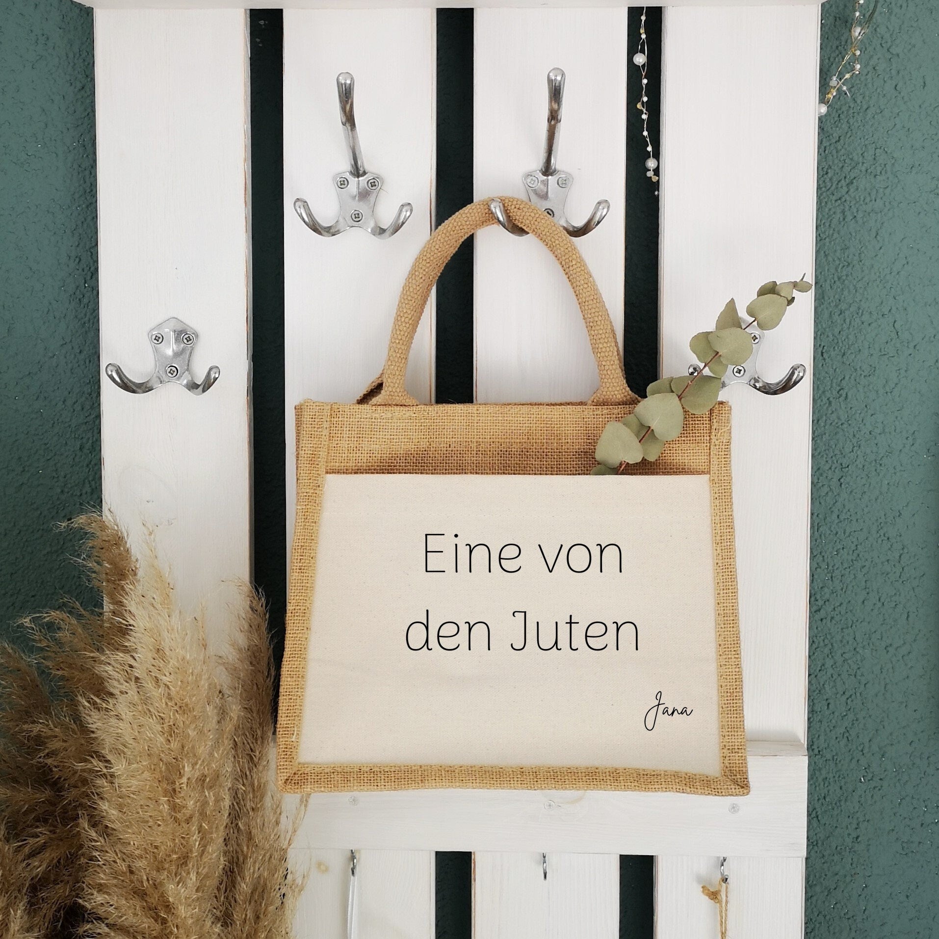Jutetasche| lustiger Spruch| Einkaufstasche| optimal als Geschenk - GlamourDesign