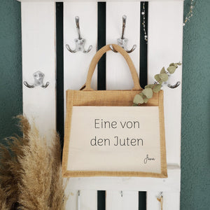 Jutetasche| lustiger Spruch| Einkaufstasche| optimal als Geschenk - GlamourDesign