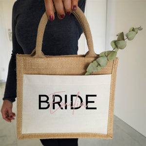 Jutetasche| Braut| Geschenk| Jungesellensabschied - GlamourDesign