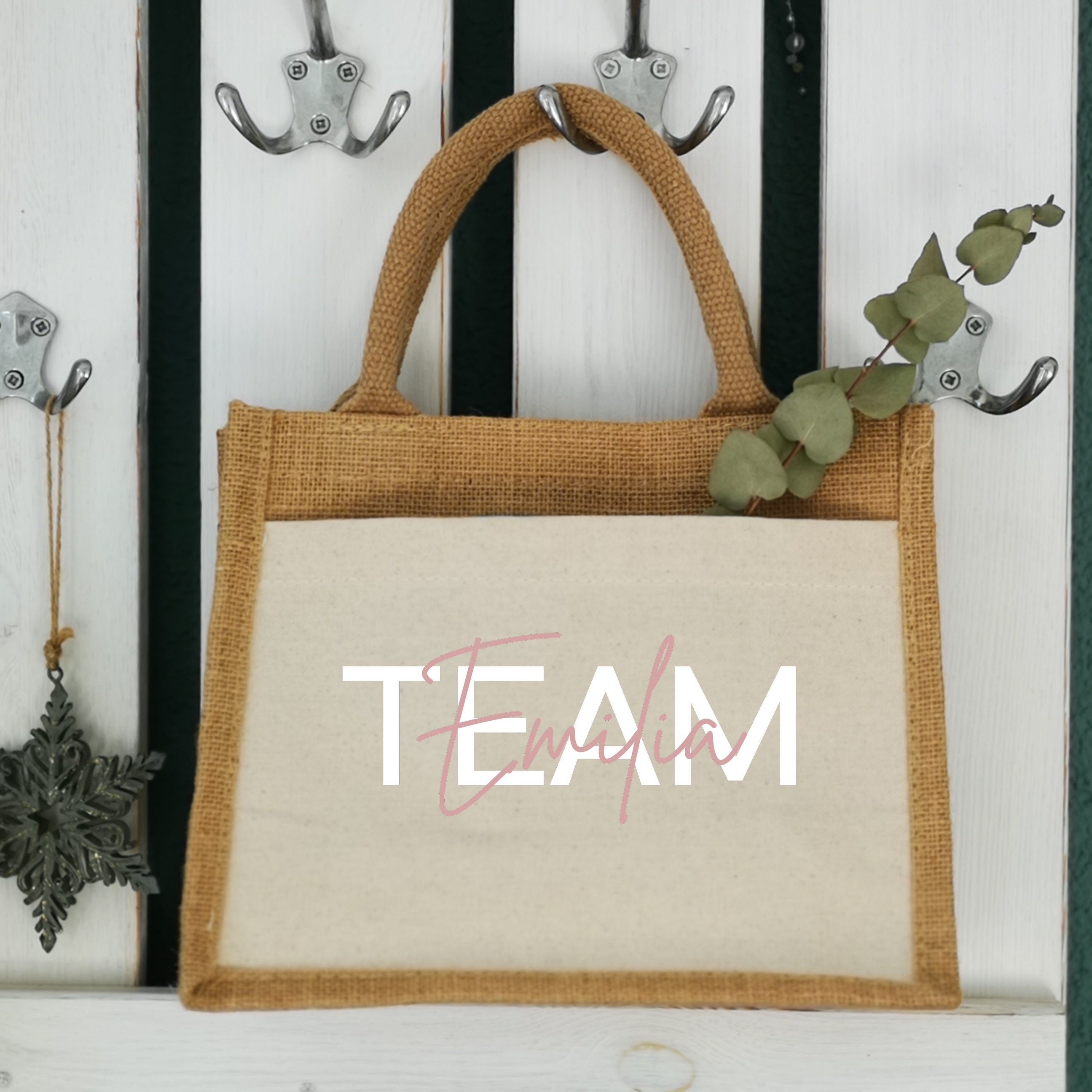 Jutetasche| Braut| Geschenk| Jungesellensabschied - GlamourDesign