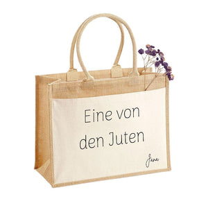 Jutetasche| lustiger Spruch| Einkaufstasche| optimal als Geschenk - GlamourDesign