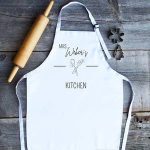 Kochschürze| Backschürze| Schürze| personalisiert mit Namen| Mr. and Mrs. - GlamourDesign