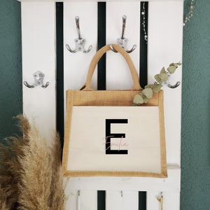 Jutetasche| Canvas bag | personalisiert mit Namen| Einkaufstasche - GlamourDesign