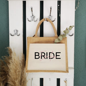 Jutetasche| Braut| Geschenk| Jungesellensabschied - GlamourDesign
