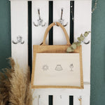 Lade das Bild in den Galerie-Viewer, Jutetasche| Sommer| Urlaub| Einkaufstasche| Geschenk - GlamourDesign
