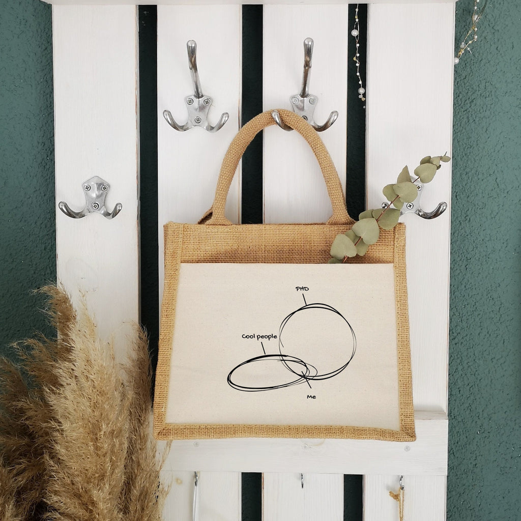 Jutetasche| cooles Design| Einzigartigkeit| Einkaufstasche| Geschenk - GlamourDesign